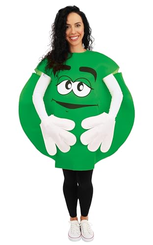 P'tit Clown - 76704 - Bonbon-Kostüm für Erwachsene, Einheitsgröße, grün