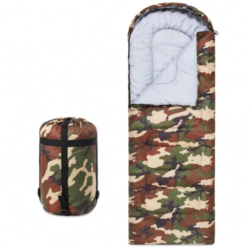 Retoo Schlafsack Outdoor bis 5 °C Schlafsack Erwachsene und Kinder 210cm Schlafsacke Winter, Schlafsäcke, Camping Sleeping Bag, Deckenschlafsack Winterschlafsack Leicht, Warm, Deckenschlafsäcke