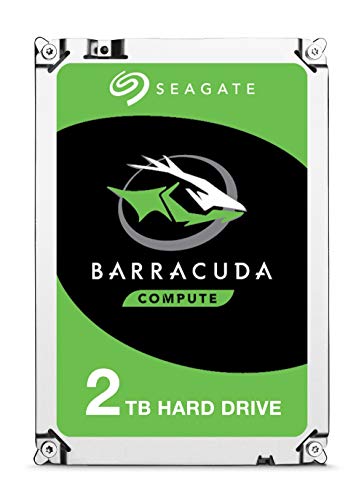Seagate Barracuda 2TB interne Festplatte HDD, 3.5 Zoll, 7200 U/Min, 256 MB Cache, SATA 6GB/s, silber, Modellnr.: ST2000DM008