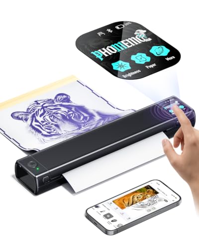 Phomemo M08F Plus Tattoo Stencil Drucker Touchscreen Thermodrucker Tattoo