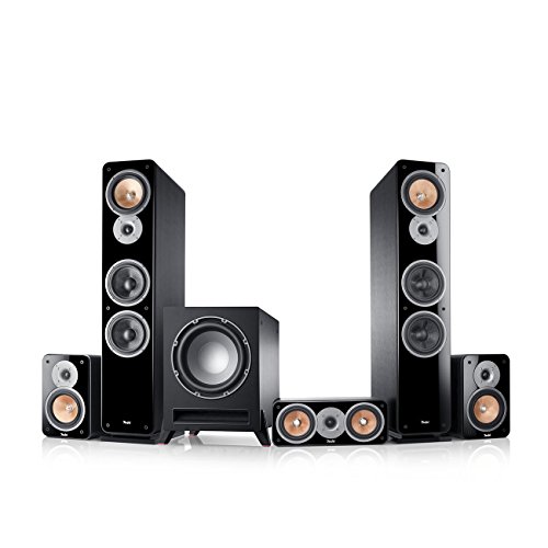 Teufel Ultima 40 Surround 5.1-Set (2017) Schwarz Film Subwoofer Lautsprecher Movie Musik Raumklang Sound Heimkino DTS HD Komplettanlagen 5.1 Soundanlage