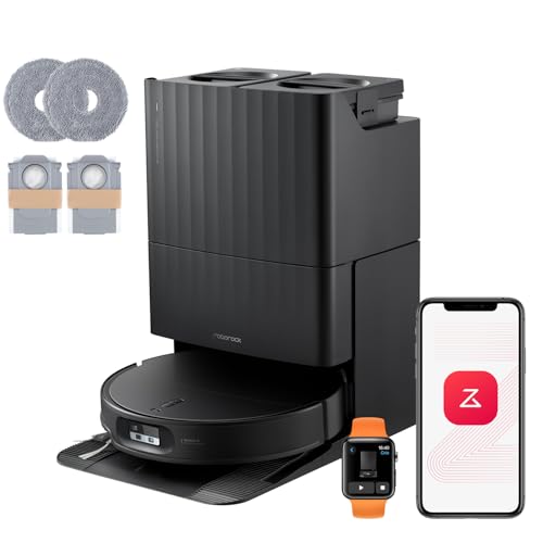 roborock Qrevo Edge 2 Set Saugroboter mit Wischfunktion&Hebarem Wischmopp