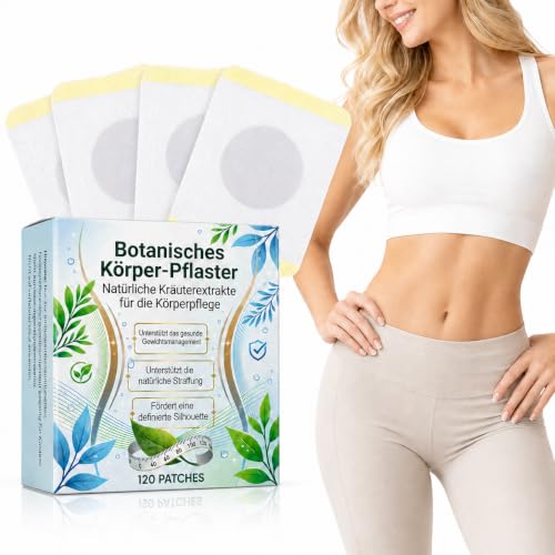 Abnehmpflaster mit Kräuterextrakten, Slimming Patches, 120 Stück