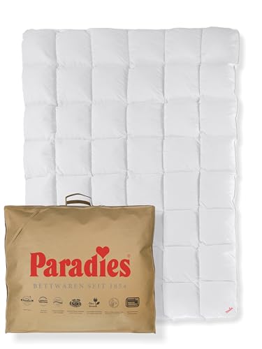 PARADIES Mikrofaser Bettdecke 135x200 cm -Renova - Ganzjahresdecke 135x200 - atmungsaktive Mikrofaserdecke