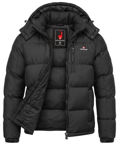 Höhenhorn Eiskar Herren Winter Jacke Schwarz Gr. M