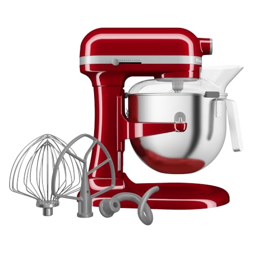 KitchenAid HEAVY DUTY KÜCHENMASCHINE MIT SCHÜSSELHEBER 6,6 L - EMPIRE ROT 5KSM70JPXEER