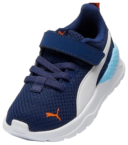 Puma Unisex Baby Anzarun Lite Ac InfSneaker, Blue Jewel Puma Weiß Zinnoberrot, 24 EU