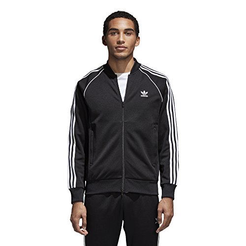 adidas Originals Herren Superstar Trainingsjacke Jacke, schwarz, Mittel