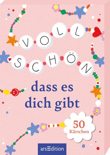 Voll schön, dass es dich gibt: 50 Kärtchen | Kleine Komplimente im Spielkartenformat, ideal zum Verschenken