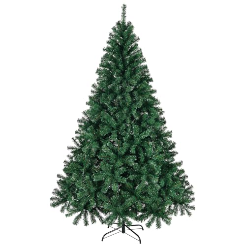 LALAHO Künstlicher Weihnachtsbaum 120 cm Grün - Weihnachtsbaum mit Metallständer, Naturgetreu, dichte Zweige, flammhemmendes PVC, Geeignet für Wohnungen, Büros, Geschäfte und Hotels