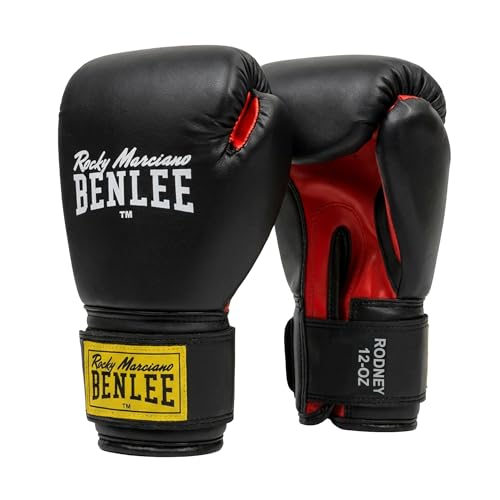 BENLEE Rodney Boxhandschuhe aus Kunstleder, Trainingshandschuhe für Anfänger, mehrschichtige Schaumstofftechnologie, sicherer Klettverschluss am Handgelenk, Box-& Kampfsport-Handschuhe, SR-14