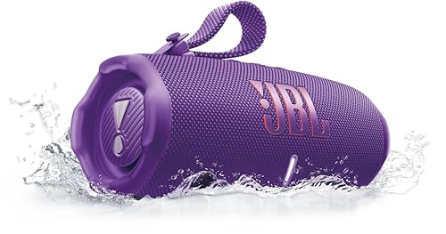 JBL Charge 6, tragbarer Bluetooth-Lautsprecher, 28 Stunden Akkulaufzeit, IP68 wasserdicht, Staub- und stoßfest, JBL Pro Sound mit AI Sound Boost, Auracast Multi-Speaker, Violett