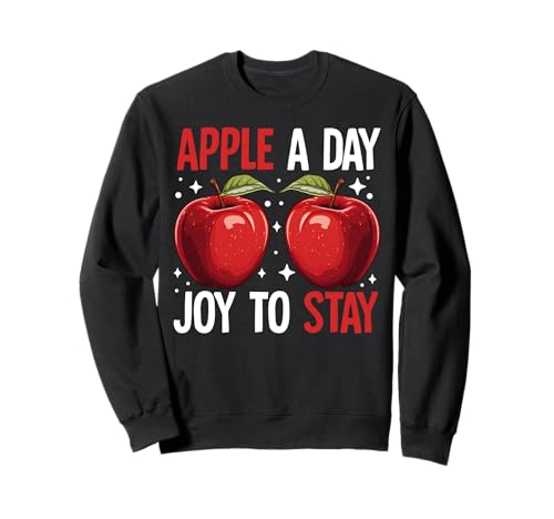 Apple a Day Joy to Stay Apple Sweatshirt