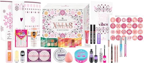 essence XMAS treasure box DIY ADVENT CALENDAR, ohne Parabene, enthält Urea, 1er Pack (1pcs)