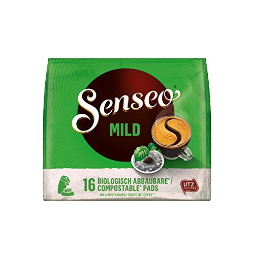 Senseo Pads Mild, 10 x 16 Getränke, 160 Kaffeepads, helle Röstung