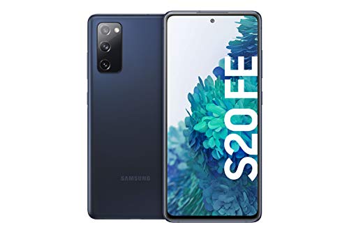 Samsung Galaxy S20 FE, Android Smartphone ohne Vertrag, 6,5 Zoll Super AMOLED Display, 4.500 mAh Akku, 128 GB/ 6 GB RAM, Handy in Dunkelblau inkl. 36 Monate Herstellergarantie [Exklusiv bei Amazon]