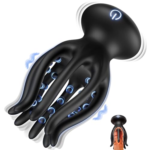 Tagnaff Sex Spielzeug für die Männer Paare Extrem Masturbieren für Männer, 10 Modi Penis Nippel Vibrator Eichel Stimulation Masturbator, Eichelvibrator Vibratorensets Sexspielzeug Solo Taschenmuschi