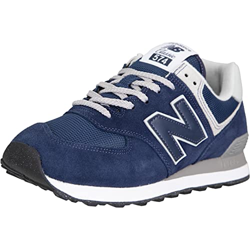 New Balance 574 Sneaker Trainer Schuhe (Navy, EU Schuhgrößensystem, Erwachsene, Numerisch, M, 43)