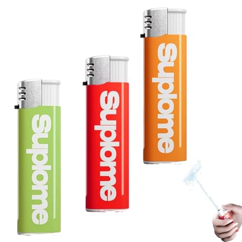 FIMWOLZ 3 Stück Prank Artikel, Feuerzeug Wasser Spritzt Prank, Lighter Pranks, Water Shooting Toy Lighter