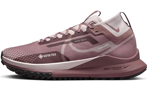 Nike Damen W React Pegasus Trail 4 GTX Laufschuhe, Smokey Mauve/Platinum Violet-Saturn Gold, 40 EU