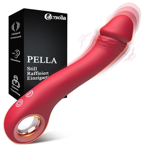 Cacuola Vibrator Dildo, Gebogene Stoßfunktion Dildos Sex Spielzeug für die Frau, Präzise Stimulation des G Punkt Vibration für Frauen, Vibratorensets für Frauen Sexspielzeug