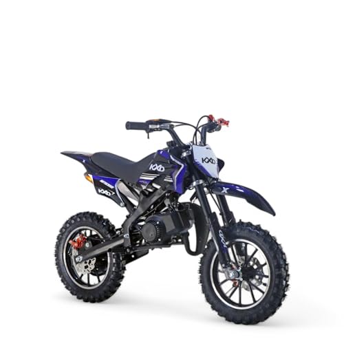 KXD 701 49ccm Dirt Bike Dirtbike CrossBike Enduro Kinder Dirtbike Pocket 49cc Pitbike PocketBike Motocross Motorrad Motorbike Motorsport Pocket Vollcross Crossbike (blau)