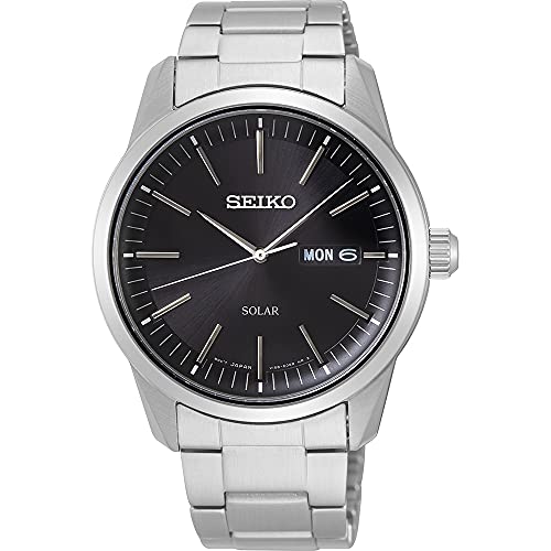 Seiko Herren-Uhr Quarz Edelstahl mit Edelstahlband SNE527P1