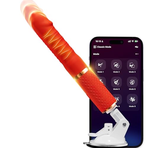 Dildo mit 9Stoßfunktion 9Vibration für Frauen, Vibrator Sex Spielzeug für Paare, Sex Spielzeug für die Frau Männer, Vibratorensets für Frauen Männer, fickmaschine Dildos Sexmaschine Maschinen Geräte