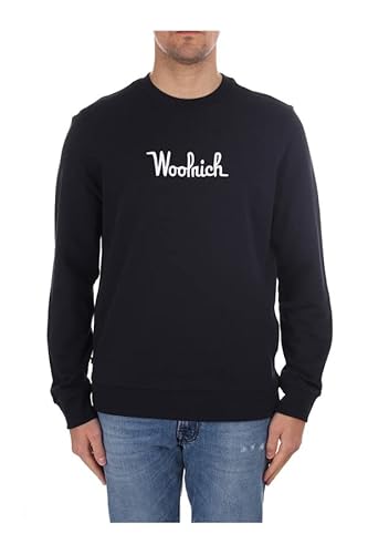 WOOLRICH Herren Sweatshirt CFWOSW0090MRUT2544 Baumwolle Blau Original PE 2021, blau, L