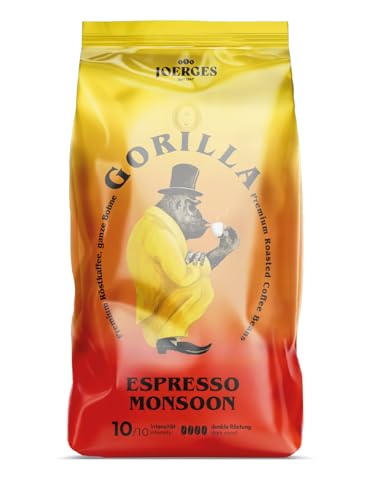 GORILLA Espresso Monsoon 1.000g -Sortenrein-, ganze Bohne, dunkle Röstung