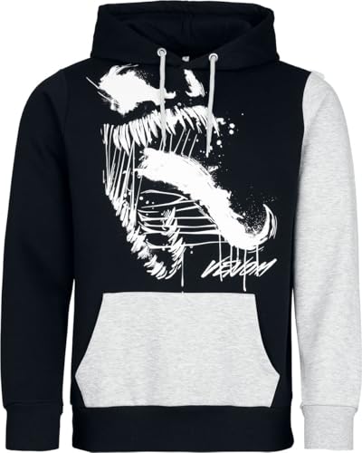 SPIDER-MAN-Man Venom - Tongue Männer Kapuzenpullover schwarz/grau L