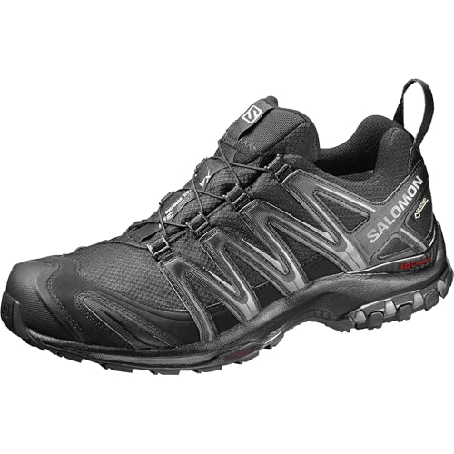 Salomon Xa Pro 3D Gore-tex, Traillaufschuhe Herren, Black Black Magnet, 42 EU