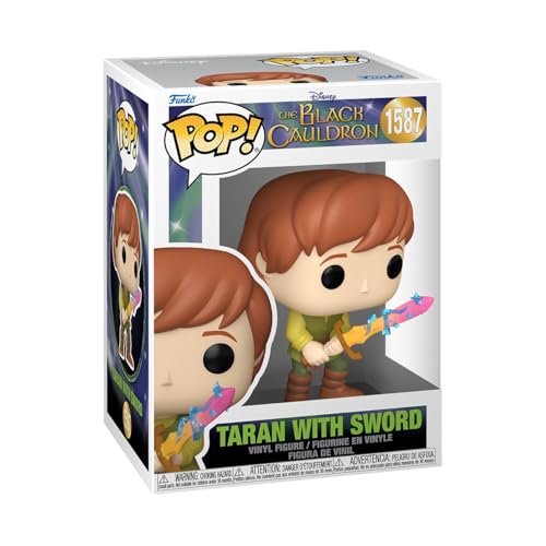 Funko Pop! Disney: BC - Taran mit Sword - The Black Cauldron - Vinyl-Sammelfigur - Geschenkidee - Offizielle Handelswaren - Spielzeug Für Kinder und Erwachsene - Movies Fans - Modellfigur Für Sammler
