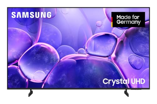 Samsung Crystal UHD U8079F 4K 50 Zoll (125 cm) LED Fernseher, Crystal Prozessor 4K, MetalStream Design, SmartThings, AI Upscaling, Gaming Hub, Knox Security, Kostenlose Inhalte, Smart TV