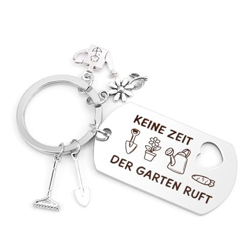 Bluckincle Garten Geschenk: Garten-Schlüsselanhänger für Gärtner, Gartenliebhaber & Blumenfreunde - Wasserdicht, Korrosionsbeständig, Langlebig
