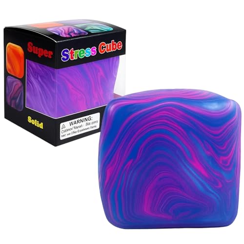 1 Stück Needoh Nice Cube, Stressball, Nee Doh, Antistressball, Antistress Spielzeug für Kinder,Stressabbau Erwachsene und Stress Würfel Kinder