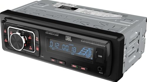 JBL Autoradio Bluetooth Celebrity 150 von Harman Kardon, 1 DIN 4 x 50W AM/FM Radio Mit Bluetooth Streaming und Freisprecheinrichtung für Auto mit Abnehmbares Display, USB, SD, AUX und 2 RCA Ausgänge