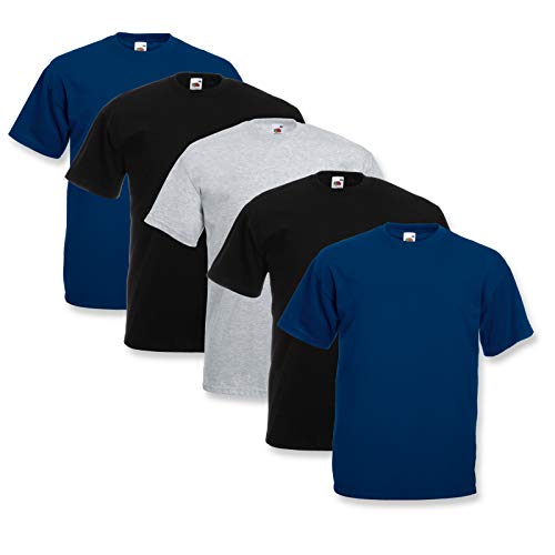 Fruit of the Loom Original T 5-Pack Logo Men's T-Shirt