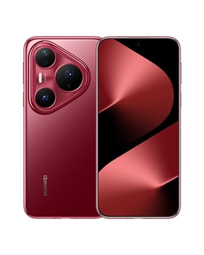 HUAWEI Pura 80 Pro Smartphone 12GB+512GB, 1 Zoll Ultra Lighting HDR-Kamera, Dual-Teleobjektiv mit ultragroßem Sensor, KI-Geräuschunterdrückung, 5170 mAh, Supercharge, Glazed Red
