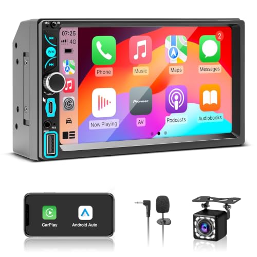 WERESOUND 7 Zoll 2 DIN Autoradio mit Wireless Carplay und Android Auto