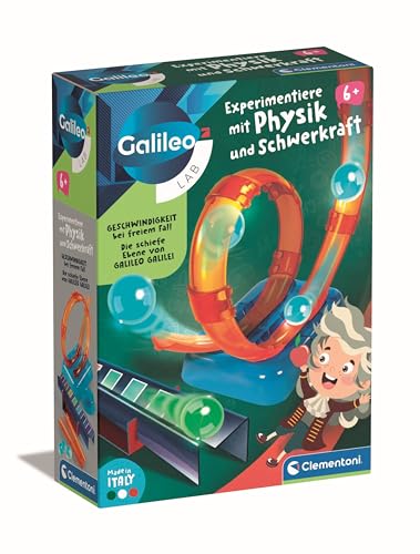 Galileo Lab Experimentiere mit Physik und Schwerkraft - Experimentierkasten für Kinder ab 5 Jahren von Clementoni 59382