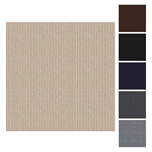 CUCOS Teppichfliesen Selbstklebende, 30x30 cm Teppichboden, Einfach Zuschneidbar, Weicher Teppich Fliesen für Wohnbereich, Büro und Küche – 30 Fliesen pro Box / 3 m²