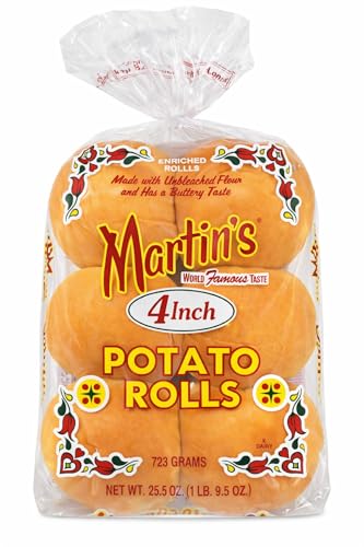 Martin`s Famous Potato Rolls 4 inch 12 Pack Burger Buns