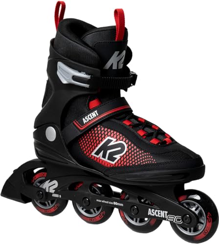 K2 Ascent 80 M Inline Skate Black/red, 42