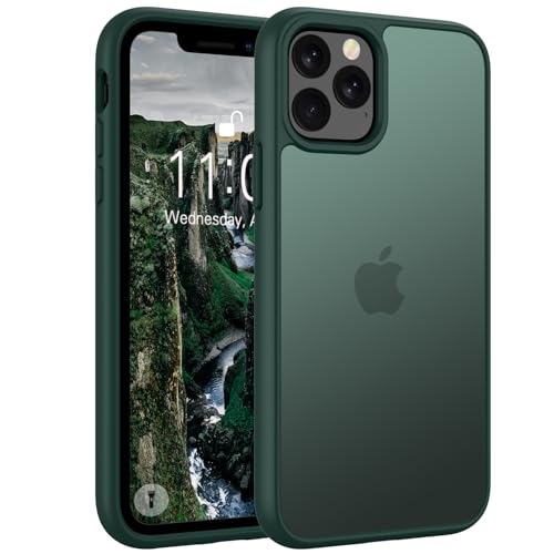 Andwing Matte Transparente Hülle für iPhone 11 Pro, Grün