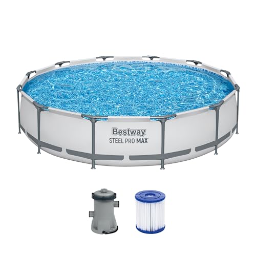 Bestway Steel Pro Max™ Frame Pool-Set, rund, mit Filterpumpe 366 x 76 cm