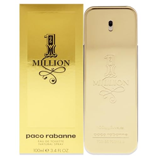 Paco Rabanne 1 Million For Men Eau de Toilette, Spray, 100 ml, Die Verpackung kann variieren