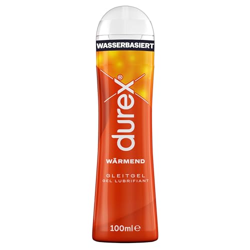 Durex Gleitgel Wärmend – Gleitmittel für wärmende Effekte & angenehme Gleitfähigkeit – 100 ml (1 x 100 ml)