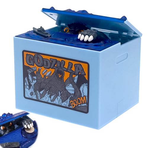 Mineup Dinosaurier Spardose Kinder,Elektronische Spardose mit Lichteffekte, Spardose für Kinder, Elektronisches Sparschwein für Jungen Mädchen Weihnachts Ostern Geschenke