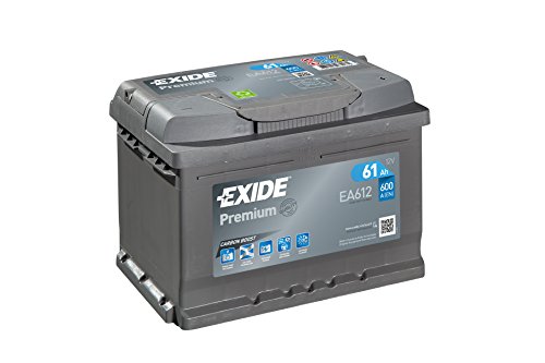 EXIDE EA612 Premium Starterbatterie 61Ah 12V 600A B13 DIN/ISO LB2